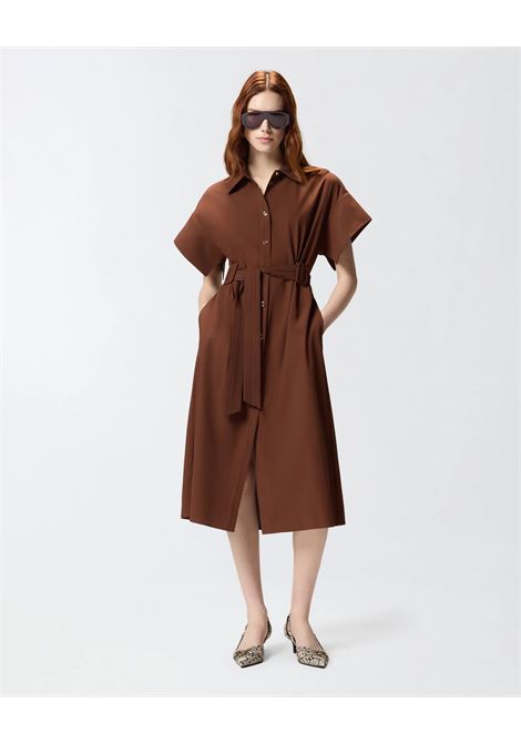 Pinko midi cotton shirt dress with belt PINKO |  | 106309-A2ERL78