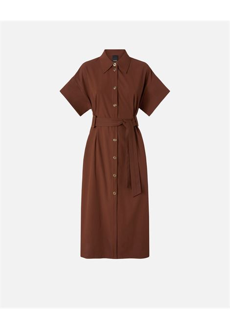 Pinko midi cotton shirt dress with belt PINKO |  | 106309-A2ERL78