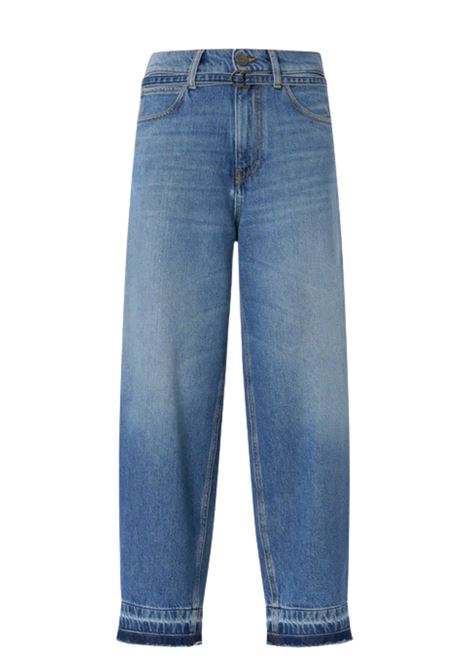 Pinko Estelle Belt Egg balloon jeans with worn effect PINKO |  | 106396-A33WPJD