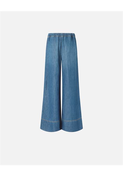 Pinko wide-leg linen-blend denim trousers PINKO |  | 106398-A33JPJD