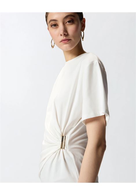 Pinko draped Supima cotton t-shirt with gold detail PINKO |  | 106455-A35DZ05