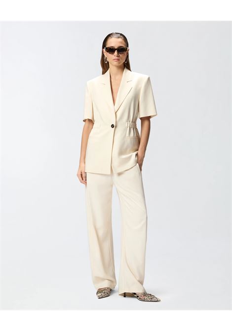 Pinko straight-leg panama trousers with removable belt PINKO |  | 106492-A2W6C00