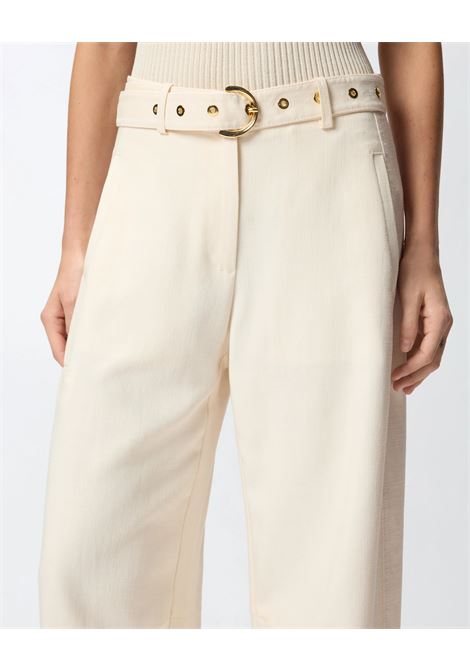 Pinko straight-leg panama trousers with removable belt PINKO |  | 106492-A2W6C00