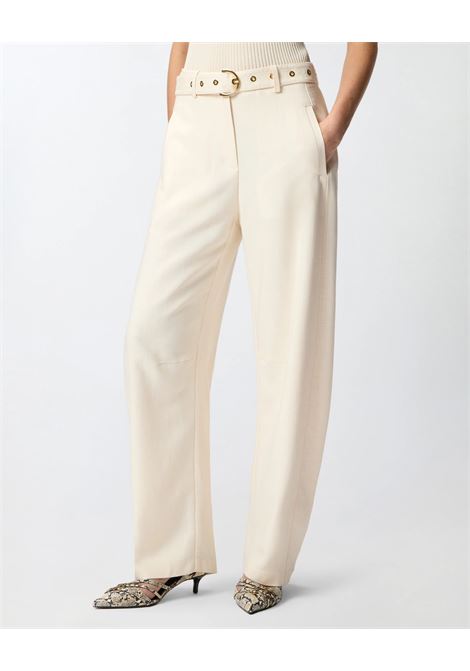 Pinko straight-leg panama trousers with removable belt PINKO |  | 106492-A2W6C00