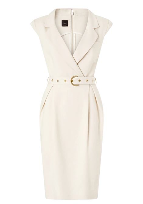 Pinko midi wrap dress with belt in panama-effect fabric PINKO |  | 106565-A2W6C00