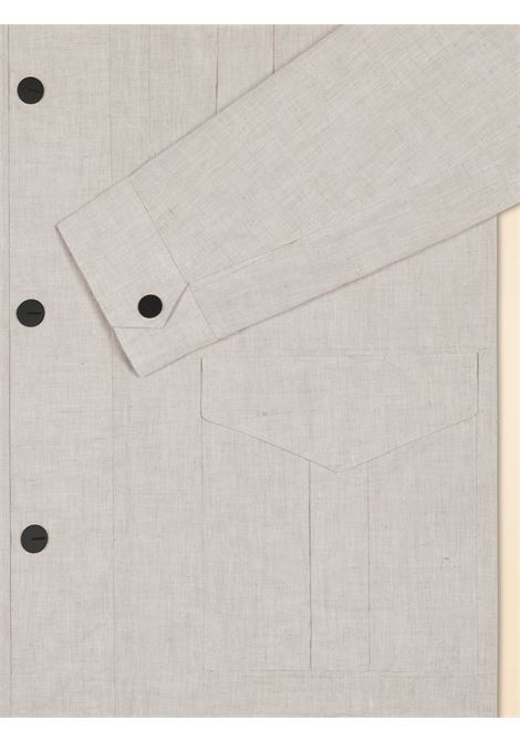 Giacca RRD Lynco Field Jkt in tela lino cotone con cappuccio nascosto RRD | Giubbini | 2603086