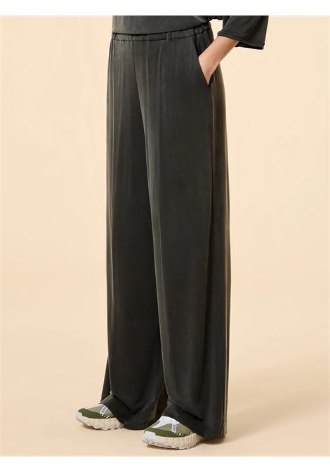 Cupro Travel Women Pant  Pantalone palazzo in cupro fluido RRD | Pantaloni | 2686220