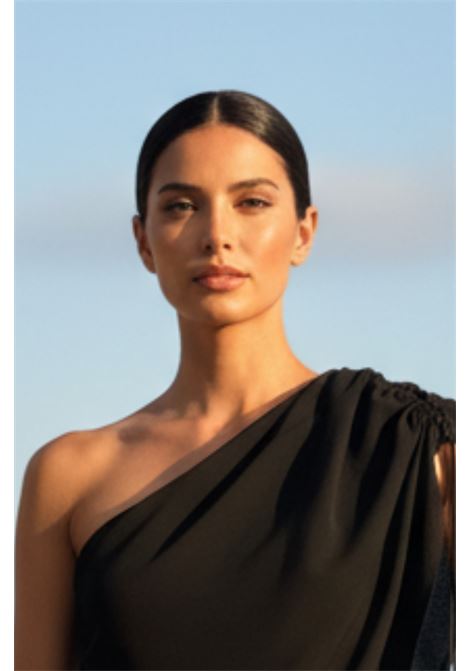 SEMICOUTURE Clara One-Shoulder Draped Silk-Blend Maxi Dress in Black SEMICOUTURE |  | S6SU30Y69-0