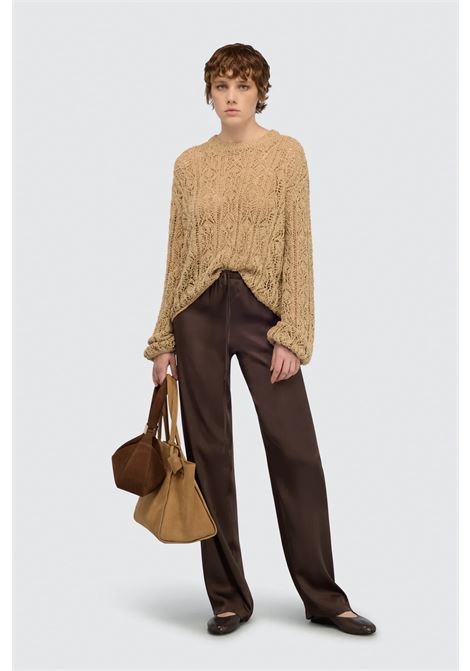 Semicouture Natalia satin trousers with drawstring SEMICOUTURE |  | Y6SM38V22-0