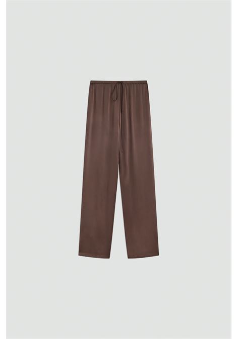 Semicouture Natalia satin trousers with drawstring SEMICOUTURE |  | Y6SM38V22-0