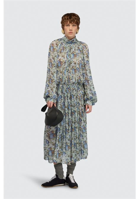 Abito Semicouture Naiara in viscosa stampata SEMICOUTURE | Abiti | Y6SS22FLW56