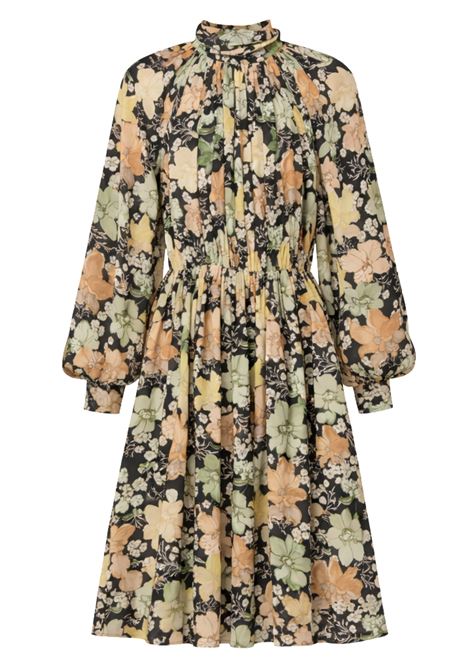 Abito Semicouture Naiara in viscosa stampata SEMICOUTURE | Abiti | Y6SS22FLW59