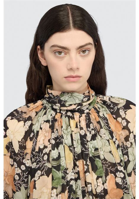 Abito Semicouture Naiara in viscosa stampata SEMICOUTURE | Abiti | Y6SS22FLW59