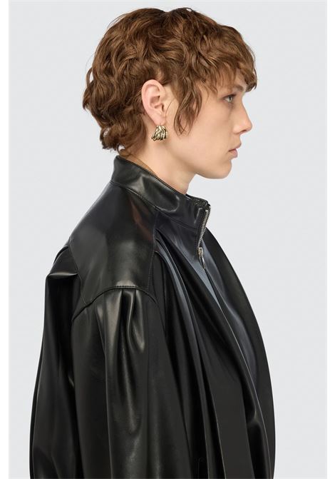 Giacca Semicouture Naia in similpelle effetto over SEMICOUTURE | GIACCHE | Y6ST30Y69-0