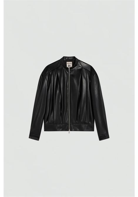 Giacca Semicouture Naia in similpelle effetto over SEMICOUTURE | GIACCHE | Y6ST30Y69-0