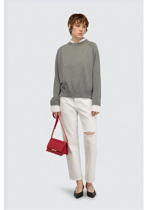 Jeans Semicouture Lucrecia gamba dritta con rotture SEMICOUTURE | Pantaloni | Y6SY07A01-0