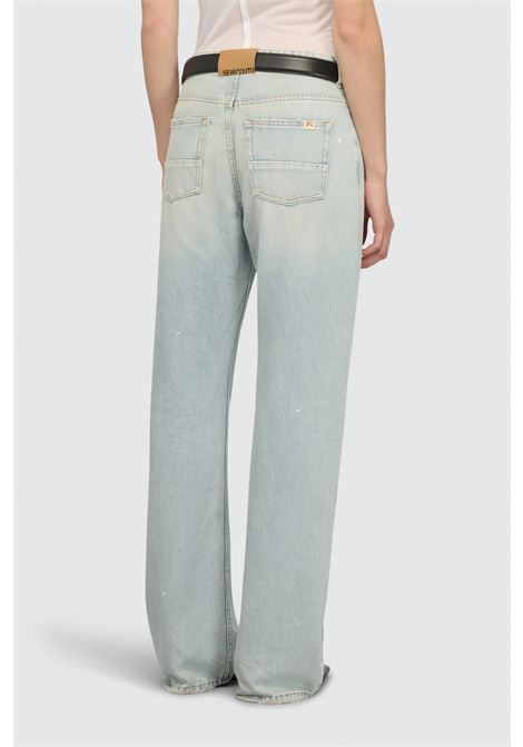 Semicouture Delma wide-leg jeans with brushed details SEMICOUTURE |  | Y6SY40JNS05
