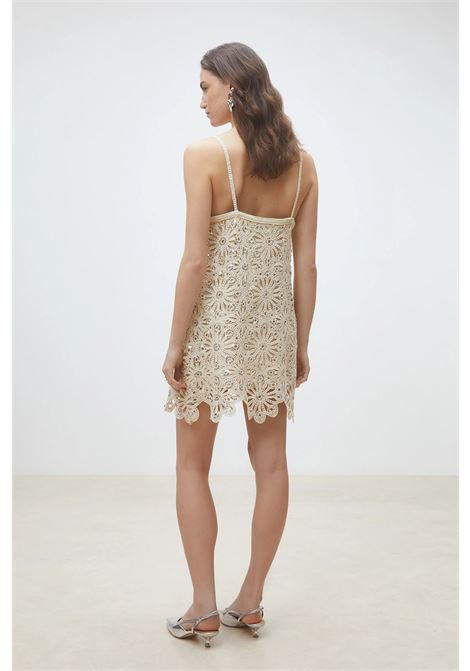 Suncoo Chelby crochet and sequin mini dress with cotton lining SUNCOO |  | S26C0325206