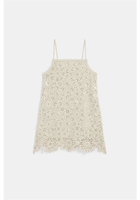 Suncoo Chelby crochet and sequin mini dress with cotton lining SUNCOO |  | S26C0325206