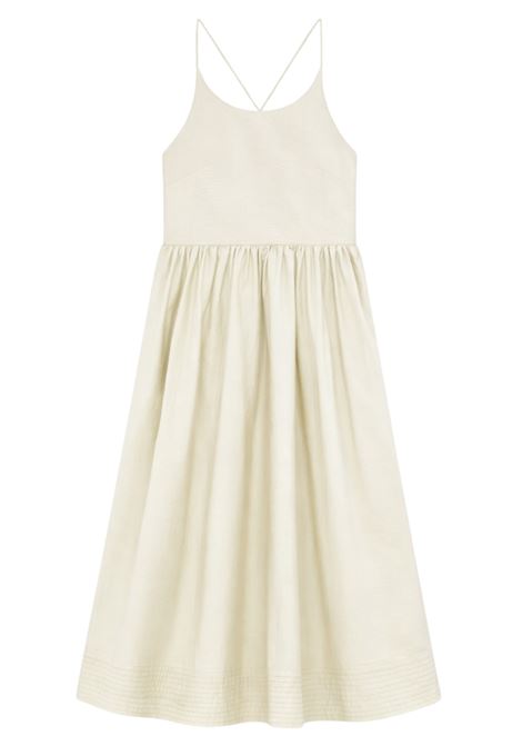 Suncoo Cover long backless poplin dress with cross-back tie SUNCOO |  | S26C0335201