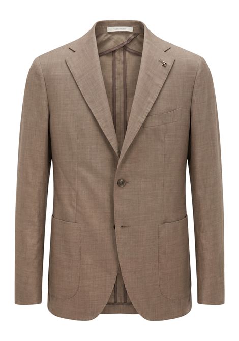 Tagliatore brown linen-blend jacket  Made in Italy TAGLIATORE |  | 1SMC22K 520109M3240