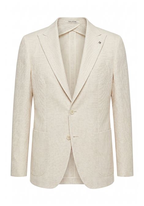Tagliatore cream jacket in wool and linen  Made in Italy TAGLIATORE |  | 1SMC26K 470001x3234