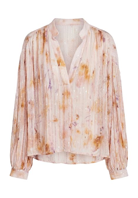 Blusa Plissettata WEILI ZHENG S26SL14 - Pink Sand WEILI ZHENG | Bluse | S26SL14P33